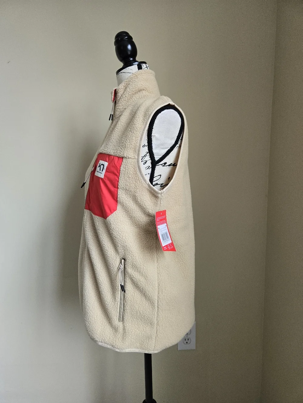Kari Traa Rothe Vest Womens M Full Zip Oat - Picture 5 of 10
